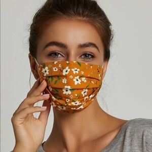 Floral Design Face Mask